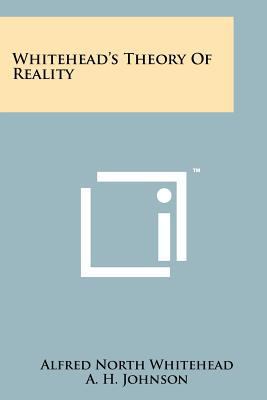 Whitehead's Theory Of Reality 1258163039 Book Cover