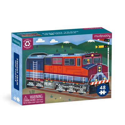 Toy Freight Train 48 Piece Mini Puzzle Book