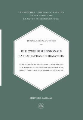 Die Zweidimensionale Laplace-Transformation: Ei... [German] 3034869711 Book Cover