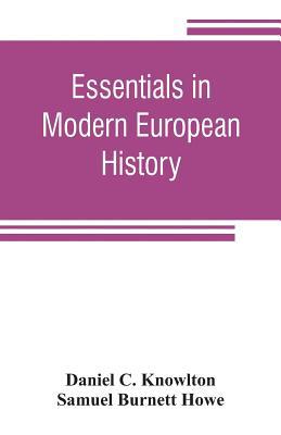 Essentials in modern European history 9353806305 Book Cover