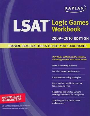 Kaplan LSAT Logic Games Workbook 1427797846 Book Cover