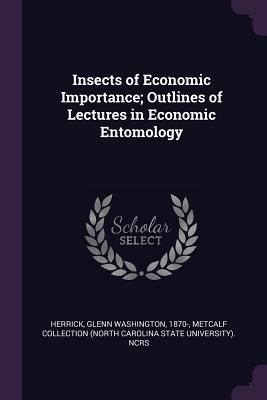 Insects of Economic Importance; Outlines of Lec... 1379002125 Book Cover
