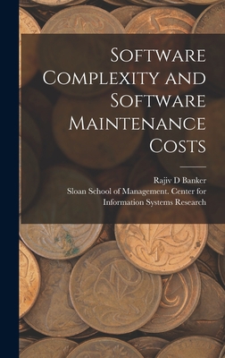 Software Complexity and Software Maintenance Costs 101924853X Book Cover