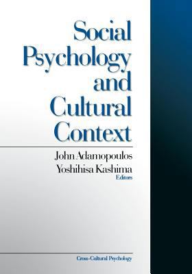 Social Psychology and Cultural Context 076190638X Book Cover