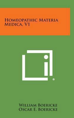 Homeopathic Materia Medica, V1 1258872943 Book Cover