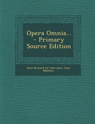 Opera Omnia... [Latin] 1295871033 Book Cover