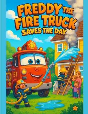 Freddy the Fire Truck Saves the Day B0FNCT5LMF Book Cover