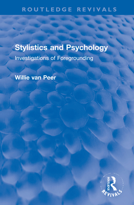 Stylistics and Psychology: Investigations of Fo... 0367672472 Book Cover