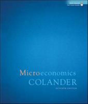 Microeconomics 007334365X Book Cover