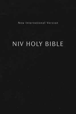 Niv, Holy Bible, Compact, Paperback, Black, Com... 0310461235 Book Cover