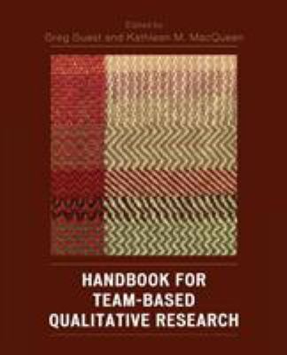 Handbook for Team-Based Qualitative Research B0074F6XNW Book Cover