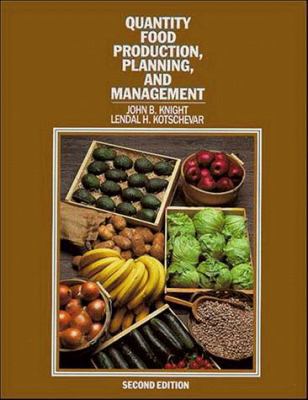 Quantity Food Production, Planning, and Managem... 0471289272 Book Cover