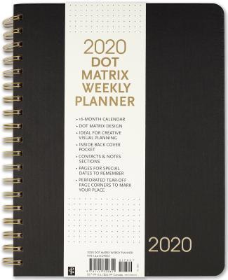 2020 Dot Matrix Weekly Planner 1441329854 Book Cover