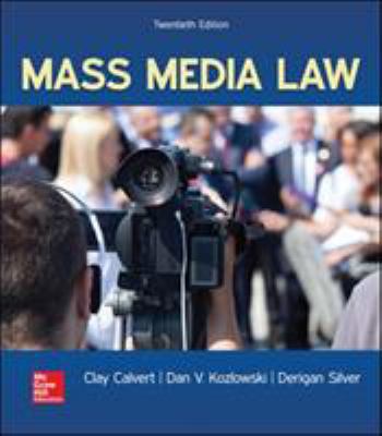 Mass Media Law 1259913902 Book Cover