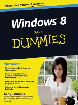 Windows 8 Para Dummies = Windows 8 for Dummies 6070714636 Book Cover