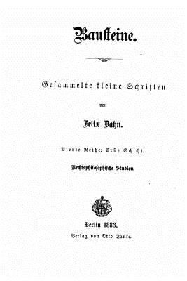 Bausteine Gesammelte Kleine Schriften [German] 1534662553 Book Cover