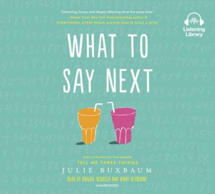 What To Say Next 1524709514 Book Cover