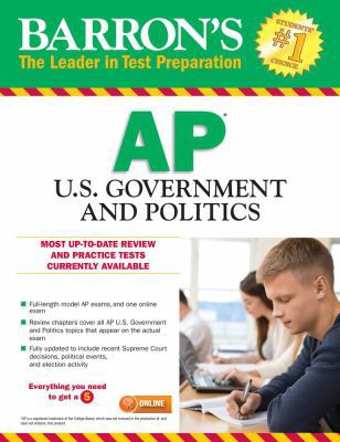 Barron's AP U.S. Government and Politics 1438010958 Book Cover