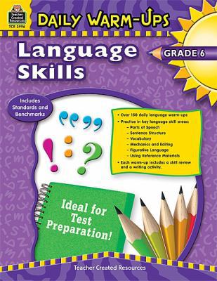 Daily Warm-Ups: Language Skills Grade 6 142063996X Book Cover