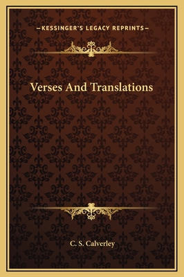 Verses And Translations 1169241980 Book Cover