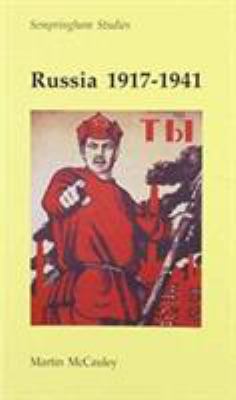 Russia 1917-1941 (Sempringham Studies Series) 0951576453 Book Cover