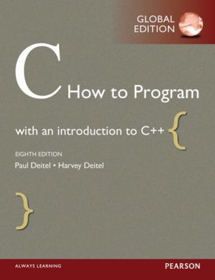 C How to Program, Global Edition 129211097X Book Cover