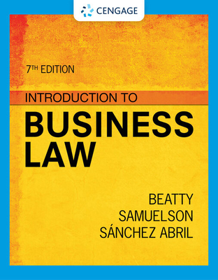 Introduction to Business Law 035771718X Book Cover