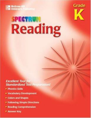 Spectrum Reading, Kindergarten 1561899100 Book Cover