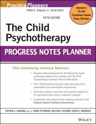 The Child Psychotherapy Progress Notes Planner 1118066774 Book Cover