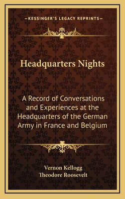 Headquarters Nights: A Record of Conversations ... 1163202061 Book Cover