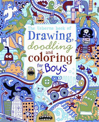 The Usborne Book of Drawing, Doodling and Color... 0794532969 Book Cover