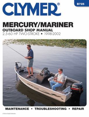 Clymer Mercury/Mariner 2.5-60 HP Two-Stroke Out... 0892877855 Book Cover