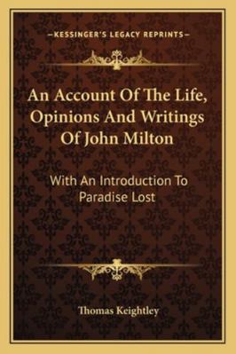 An Account Of The Life, Opinions And Writings O... 1163303542 Book Cover