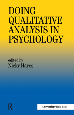 Doing Qualitative Analysis In Psychology 0863777414 Book Cover