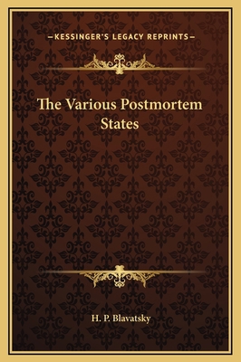 The Various Postmortem States 1169180108 Book Cover