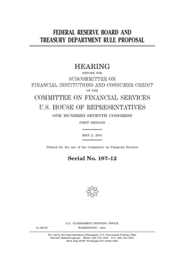 Federal Reserve Board and Treasury Department r... B0863S9JGH Book Cover