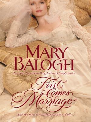 First Comes Marriage (Thorndike Press Large Pri... [Large Print] 1410413365 Book Cover