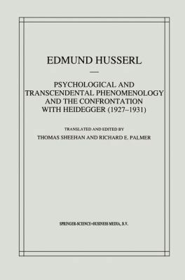 Psychological and Transcendental Phenomenology ... 9048199220 Book Cover