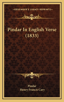 Pindar In English Verse (1833) 1167086783 Book Cover