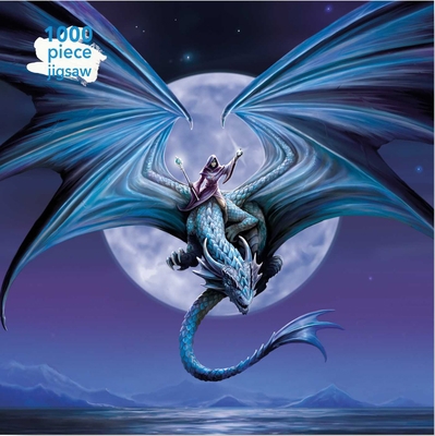 Paperback Adult Jigsaw Puzzle Anne Stokes: Moonstone: 1000-Piece Jigsaw Puzzles Book