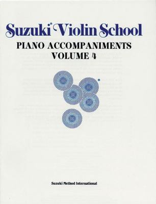 Suzuki Violin School, Vol 4: Piano Acc. 0874871514 Book Cover