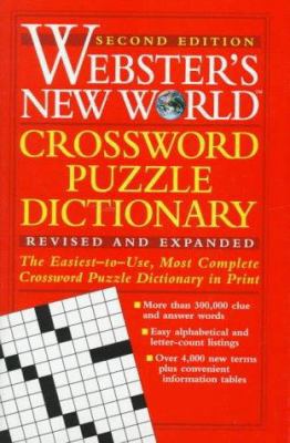 Webster's New World Crossword Puzzle Dictionary 0028612132 Book Cover