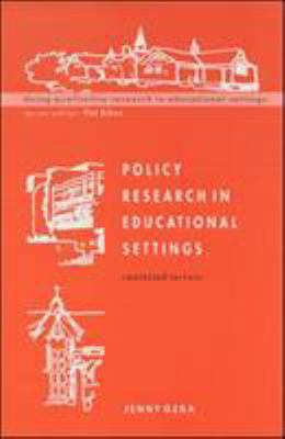 Policy Research in Educational Settings 0335202950 Book Cover