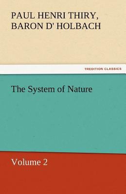 The System of Nature, Volume 2 3842466412 Book Cover
