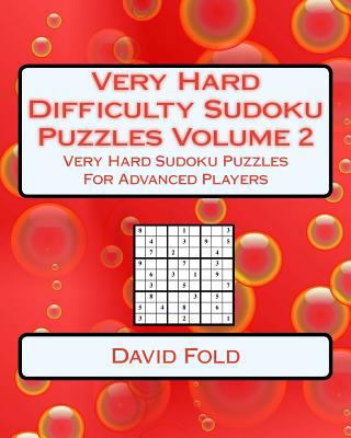 Very Hard Difficulty Sudoku Puzzles Volume 2: V... 1542793084 Book Cover