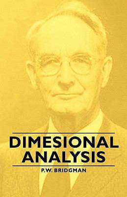 Dimesional Analysis 1406763128 Book Cover