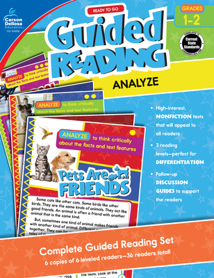 Carson Dellosa Ready to Go: Analyze Guided Read... 1483839753 Book Cover