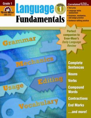 Language Fundamentals, Grade 1 1596731613 Book Cover