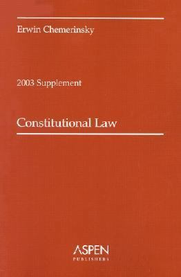 Constitutional Law Case 2003 0735527814 Book Cover
