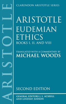 Eudemian Ethics 0198240201 Book Cover